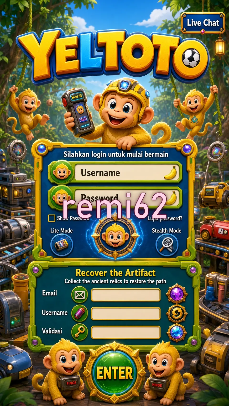 remi62 Masuk